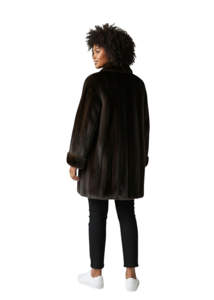 Collared Mink Coat