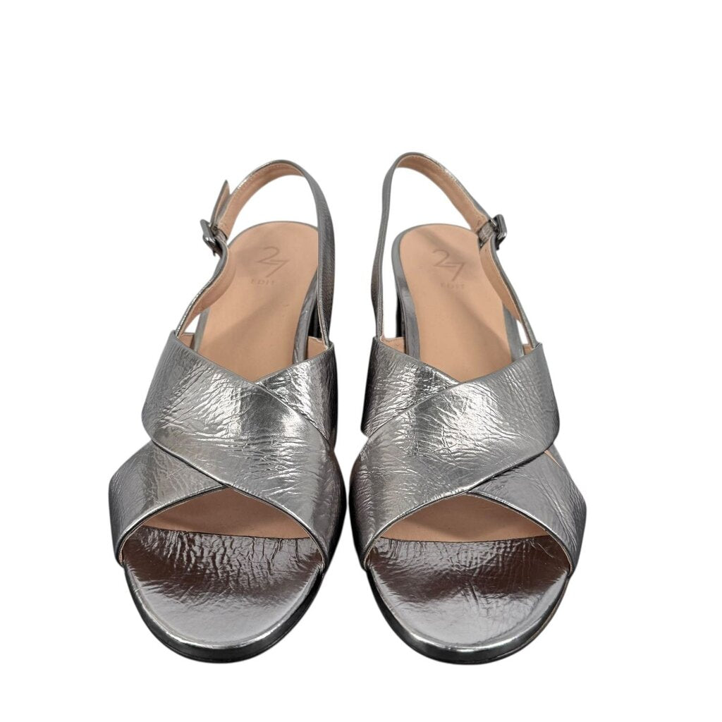 Della Open Toe Slingback Sandal