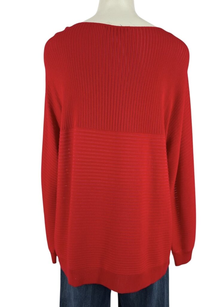 Ribbed Crew Neck Sweater