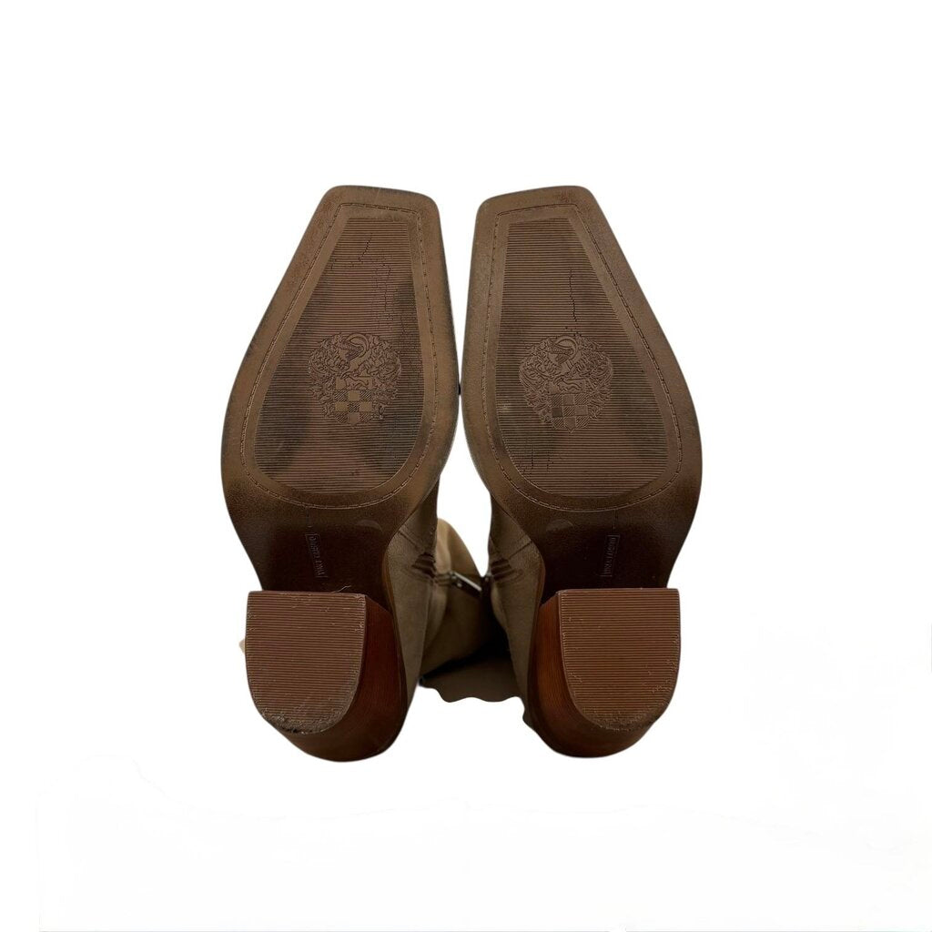 Suede Western Knee High Boots