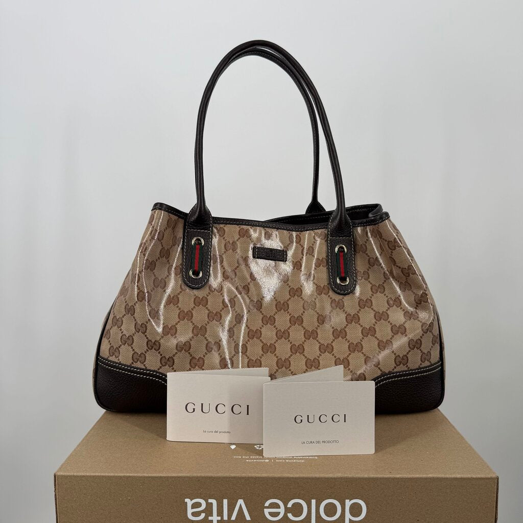 GG Crystal Web Princy Tote