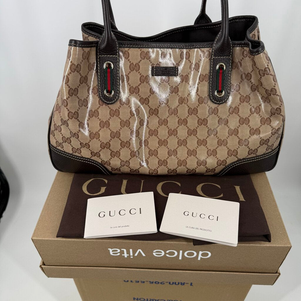 GG Crystal Web Princy Tote