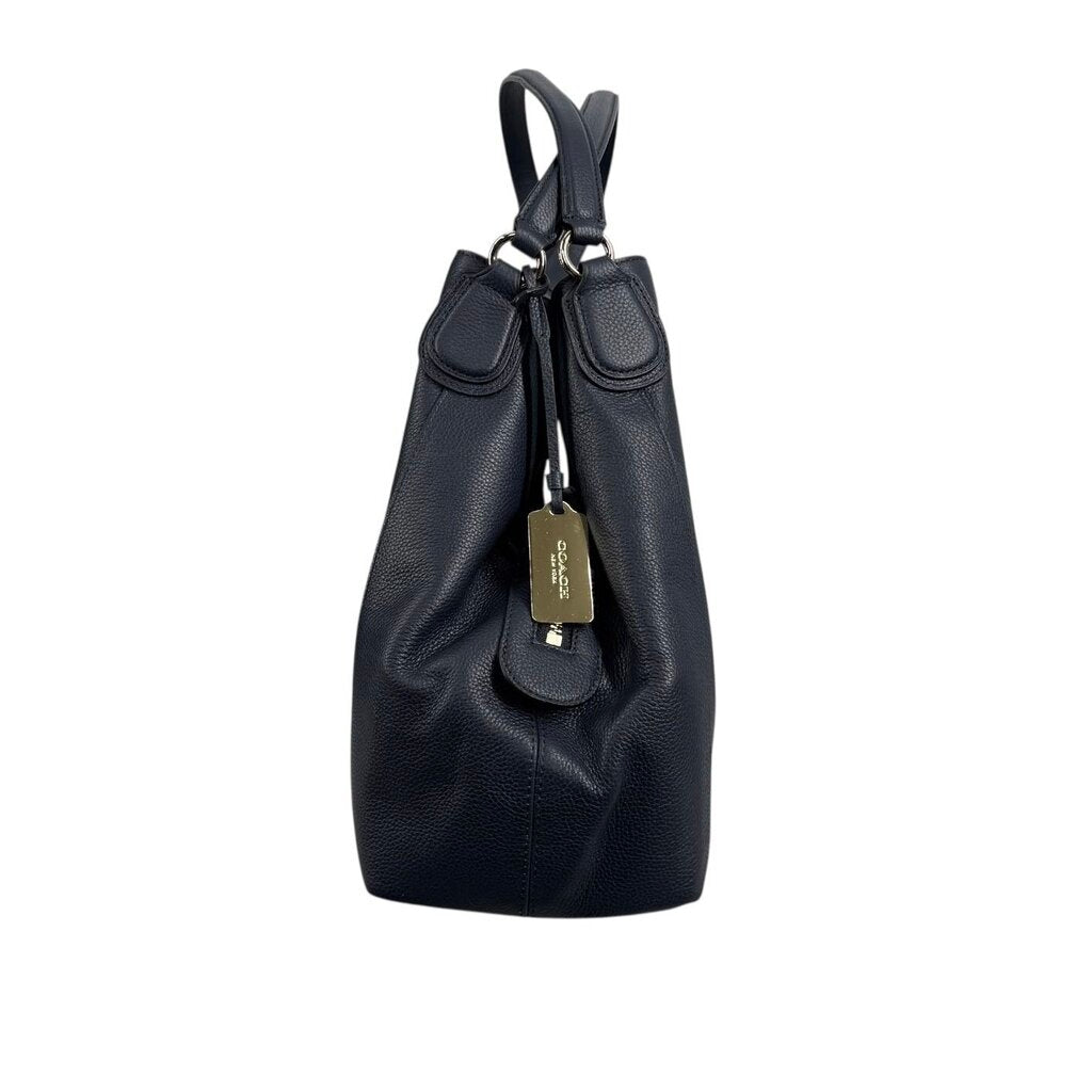 Edie Refined Pebbled Leather Shoulder Bag