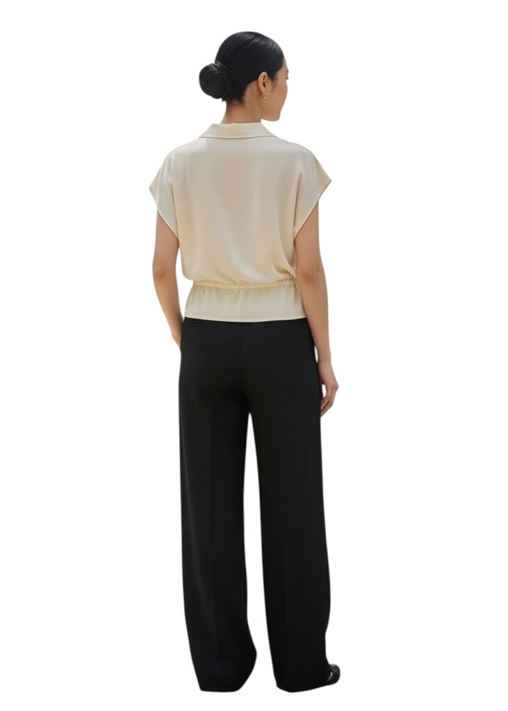 Vintage Silk Faux Wrap Top