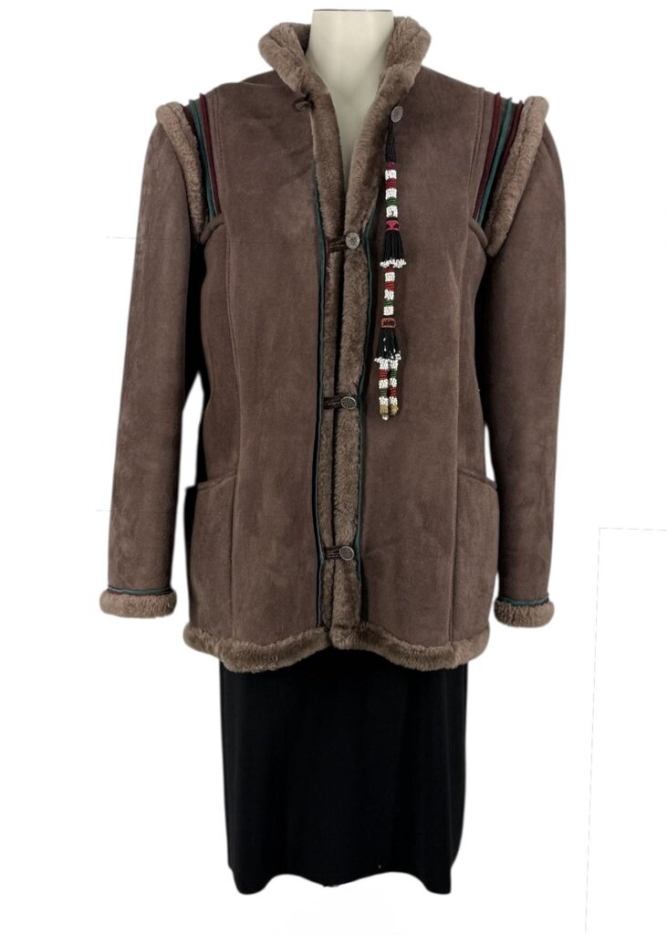 Beaded Tassel Suede Shearling / LE5