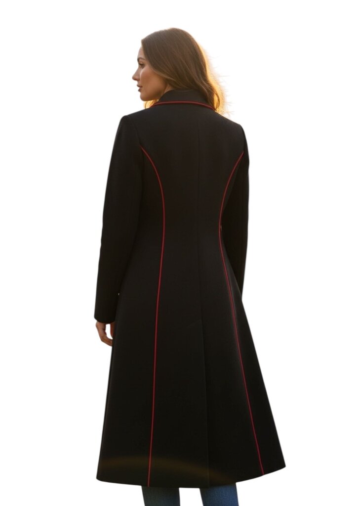 Vintage Wool Trench Coat