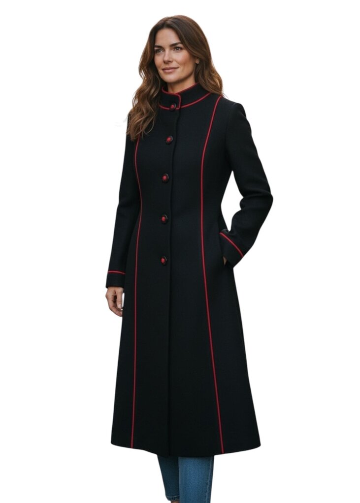 Vintage Wool Trench Coat