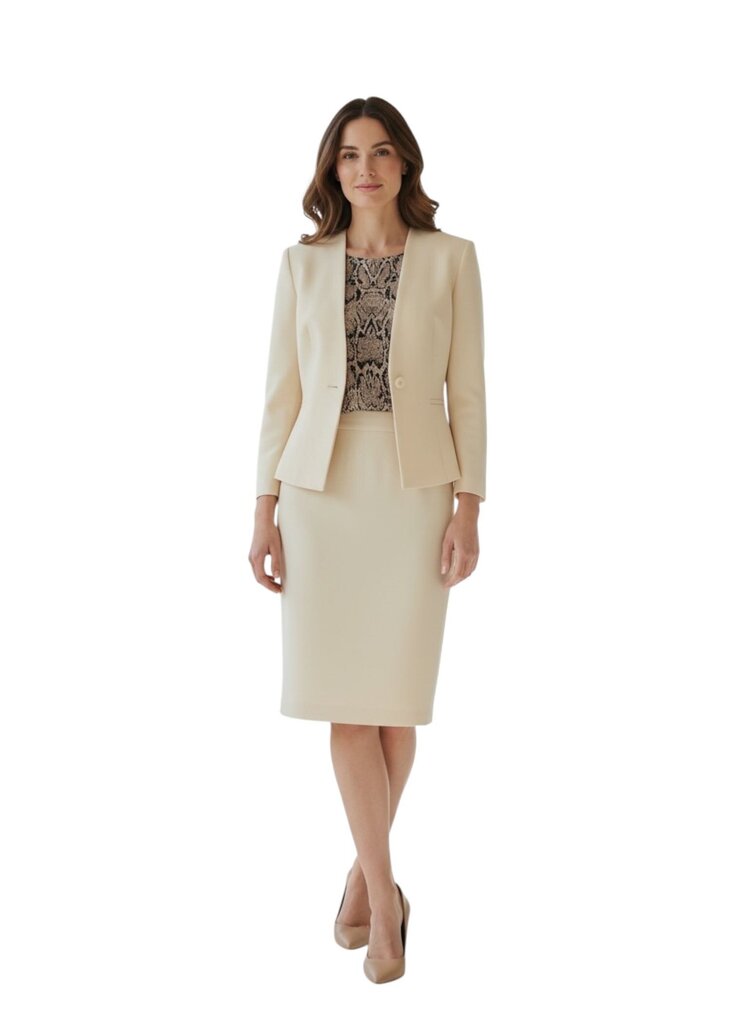 1986 Pleated Pencil Skirt