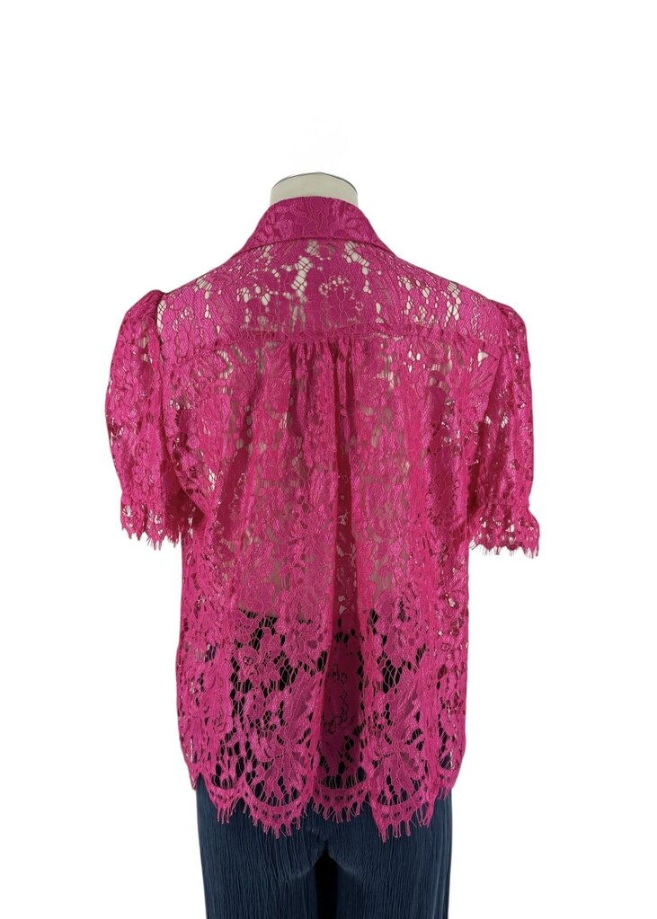Generation Love Pink Lace Button Up