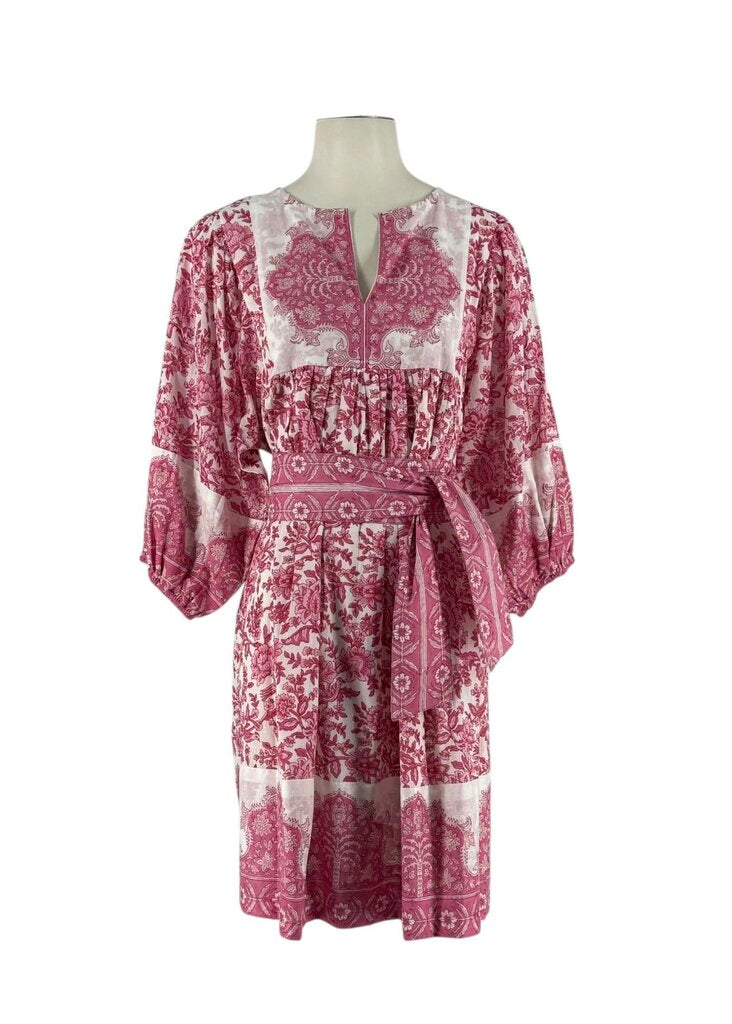 Islapayal Knee-Length Pink Dress