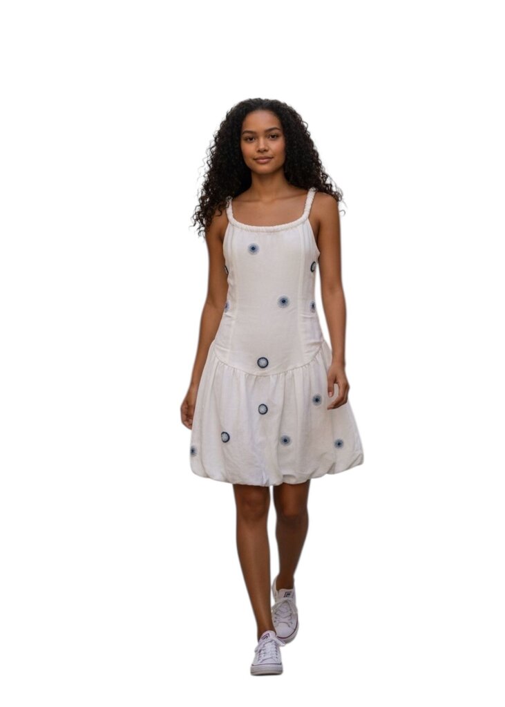 Women's Ciebon Eros Beaded Mini Dress White - NWT