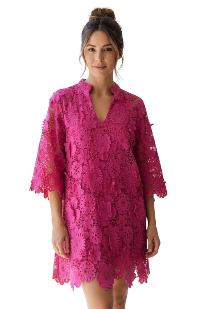 Eyelet Button Up M?L Floral