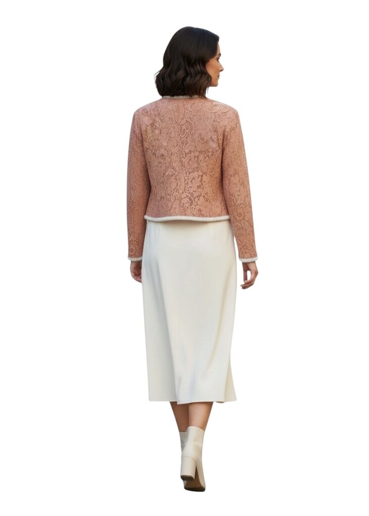 Floral Sparkle Trim Cardigan
