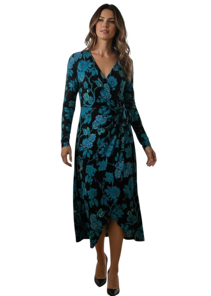 Diane Von Furstenberg Nevine Floral-Print Midi Dress