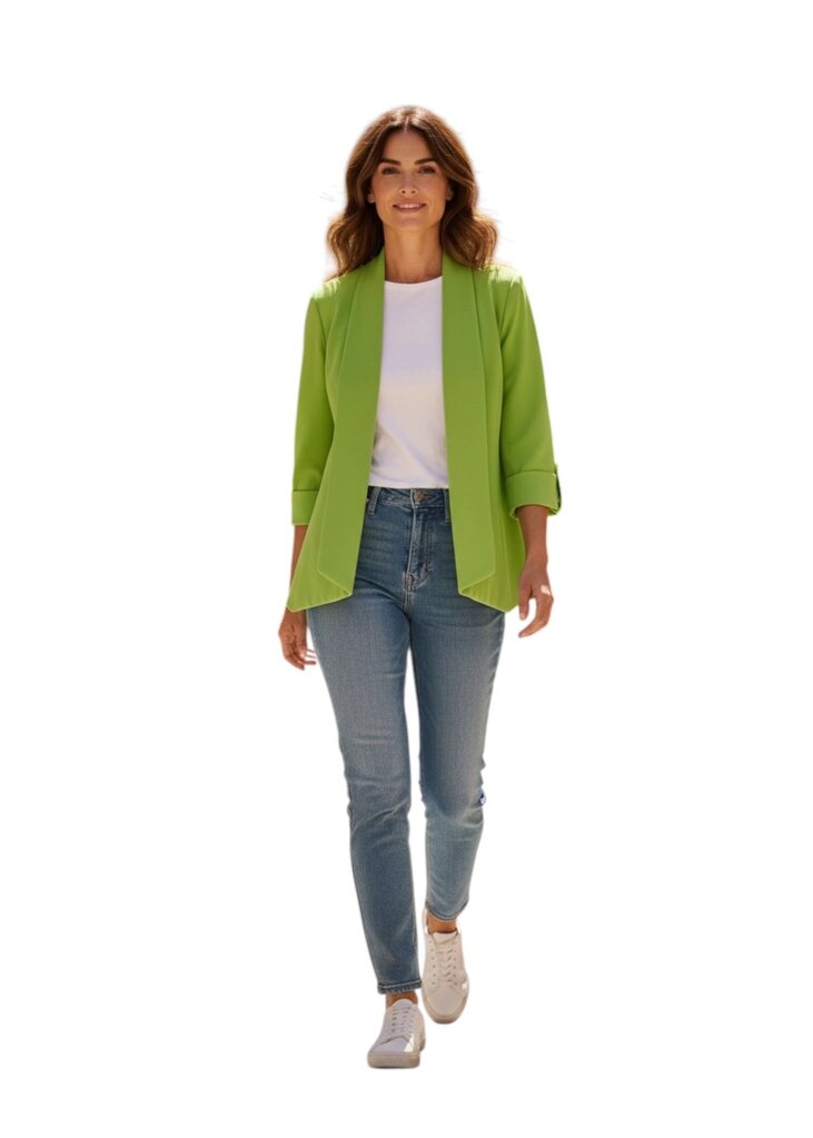 Neon Open Front Blazer