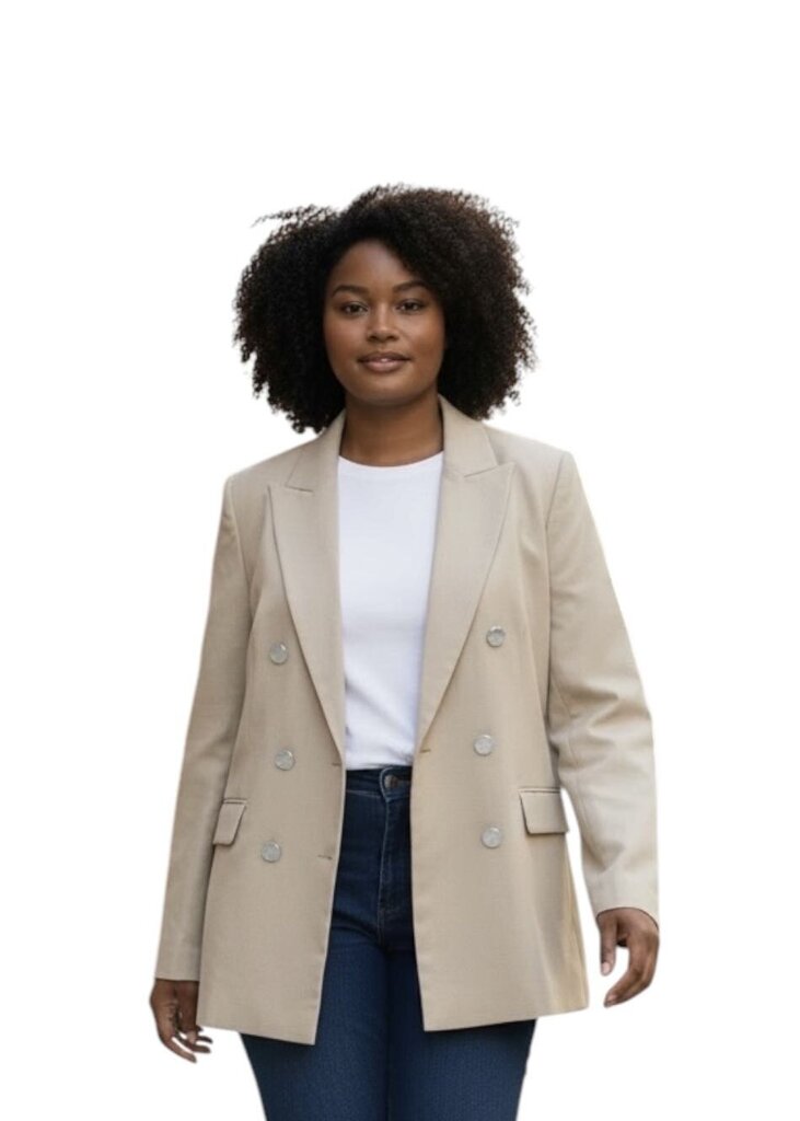 Lafayette 148 Tan Jacket with Stitching