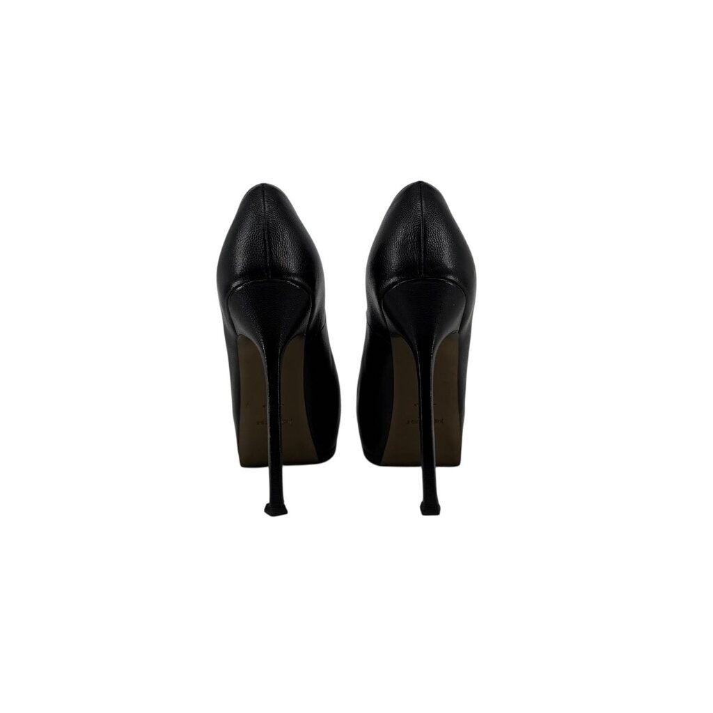 Leather Platform Stilettos