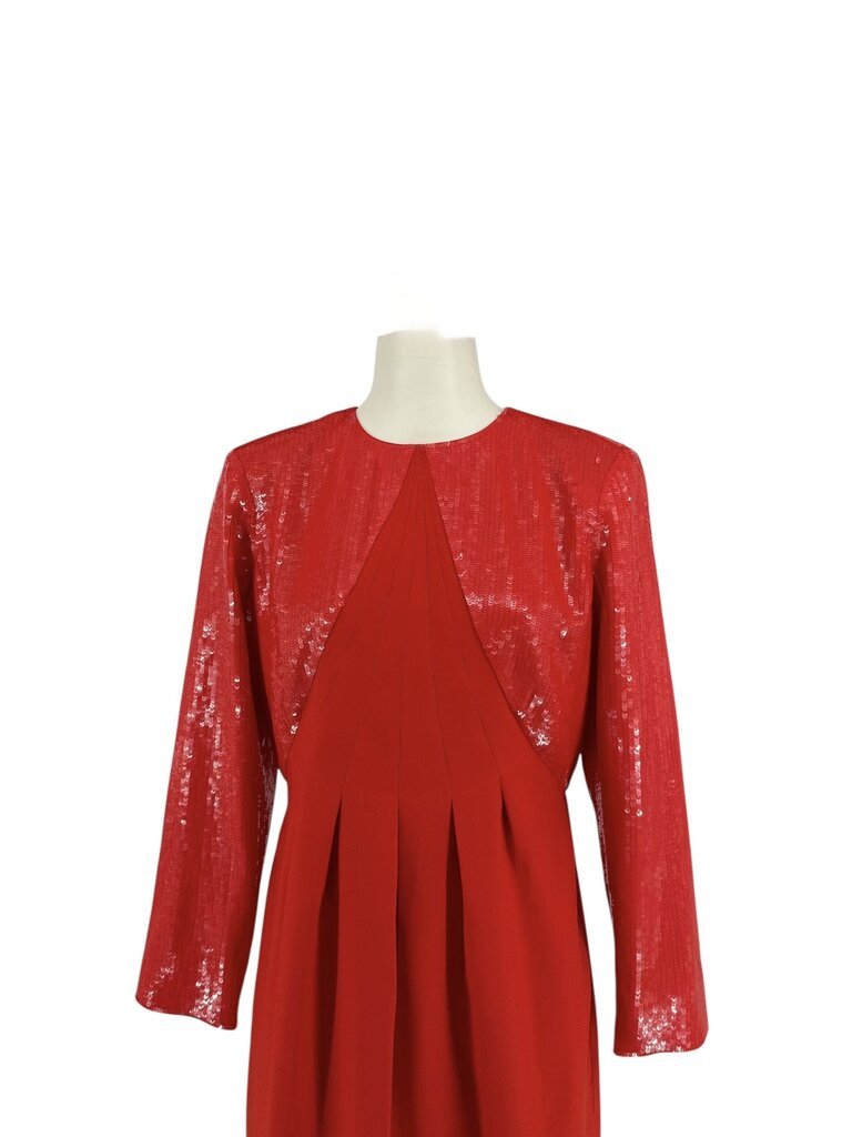 NWT REISS SZ 6 Cara Sequin Red Top Waisted Mini Dress New with Tags