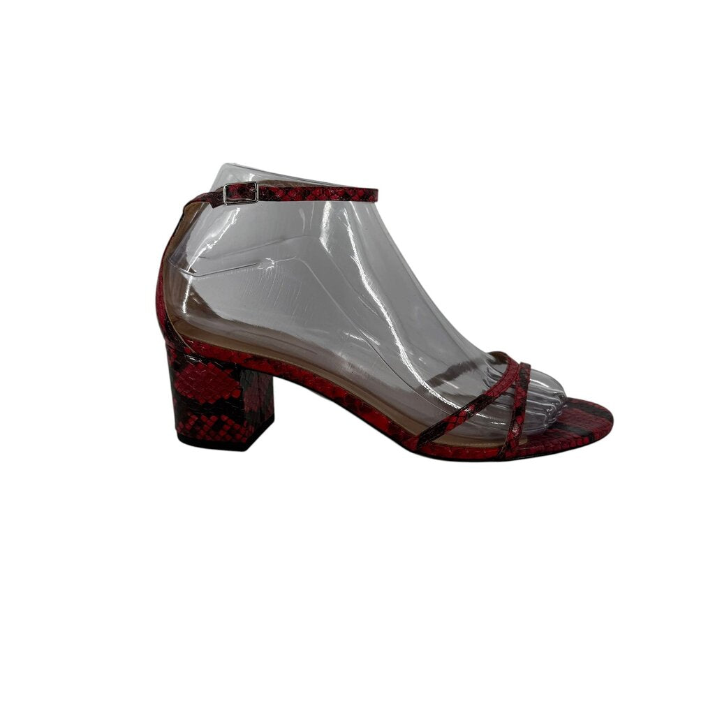 Aquazurra Firenze Amazon Carolyn Snake Skin Sandal