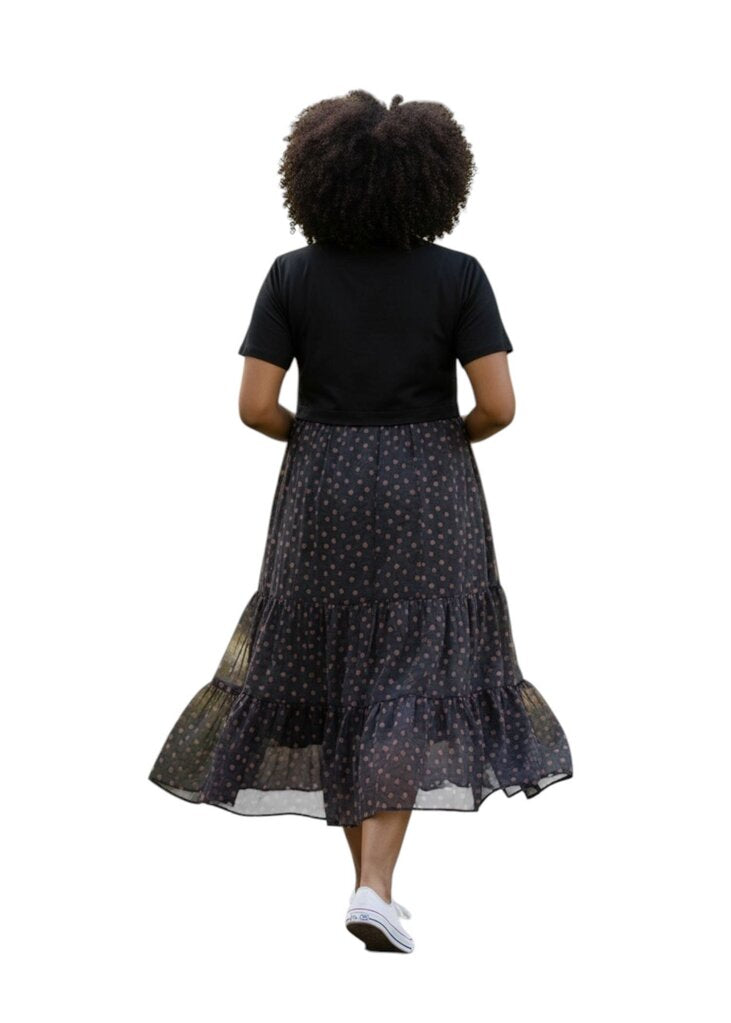 Curate Take a Twirl Dress in Coffee