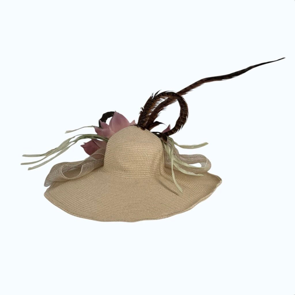 Hat with Pink Flower and Pheas\CD6