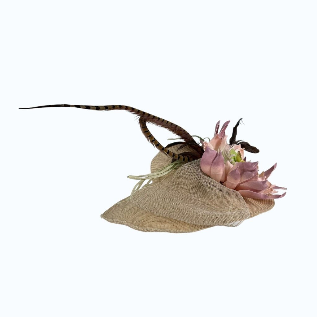 Hat with Pink Flower and Pheas\CD6