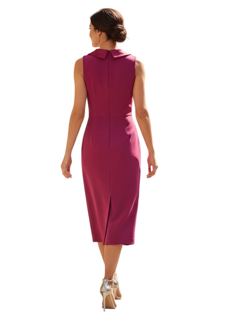 Chiara Boni Side Collar Draped Waist Sleeveless