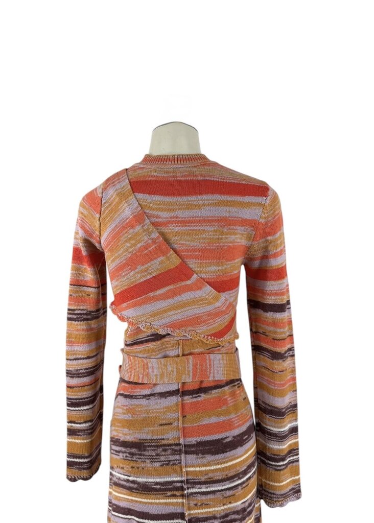 Jonathan Simkhai Scalloped Edge Wrap Dress