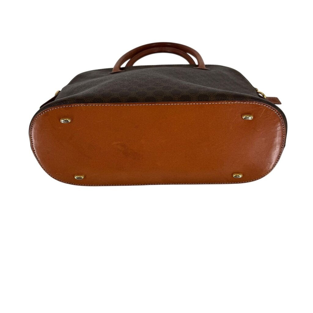 Brown Canvas Authentic Vintage Celine Purse