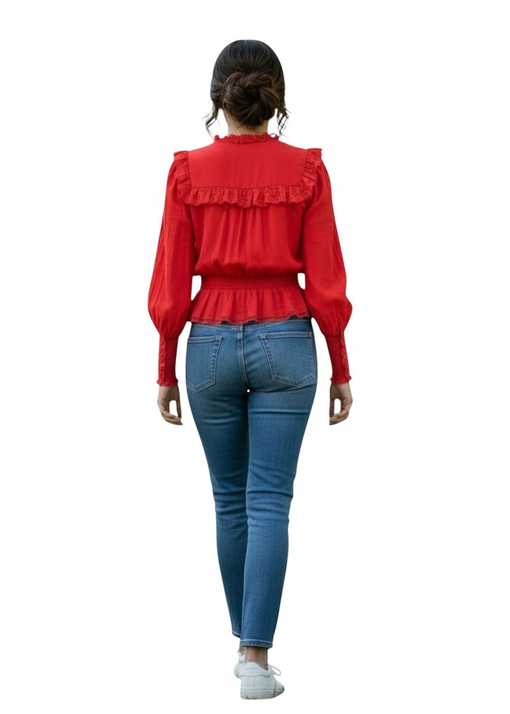 Loren Smocked Bodice Top