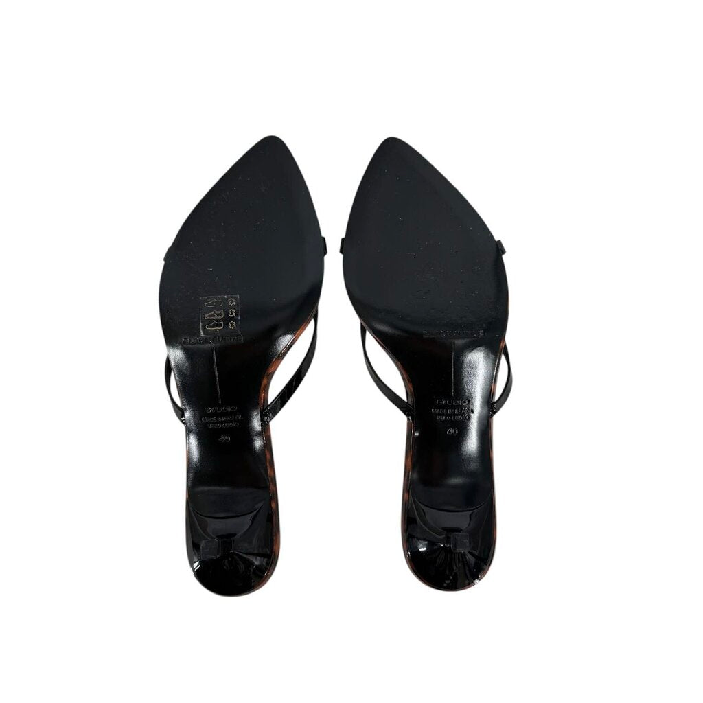 Black Suede Studio Emilia 50 Mule