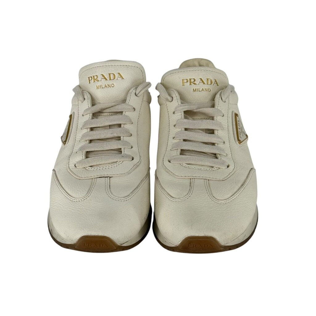 Leather Logo Tag Sneakers