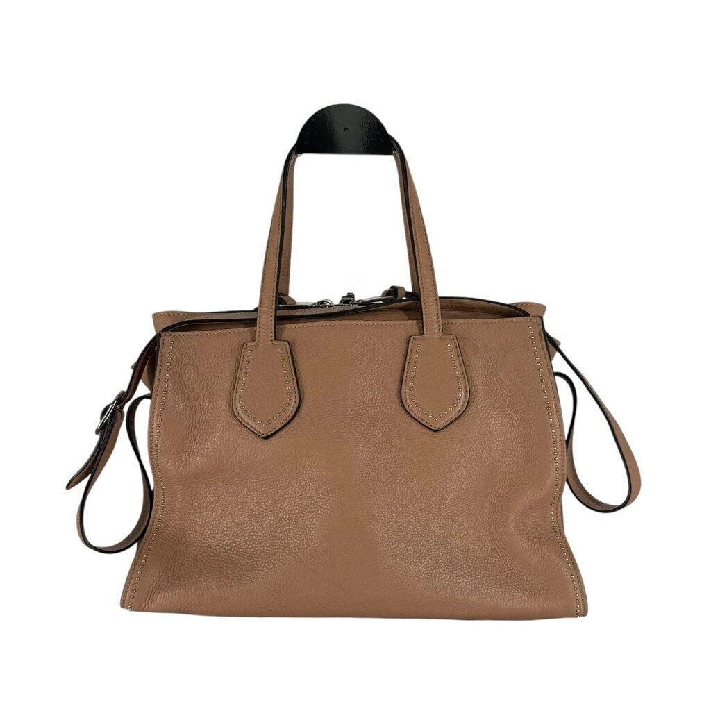 Pebbled Calfskin Ramble Studded Leather Tote Bag/EB6