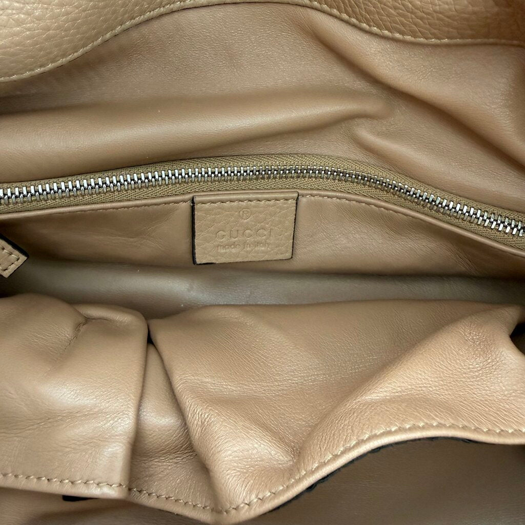 Pebbled Calfskin Ramble Studded Leather Tote Bag/EB6