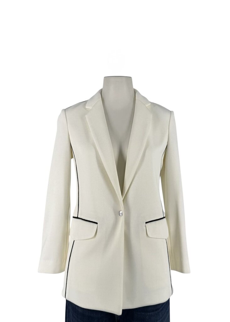 Sandrine Contrast Piping Blazer