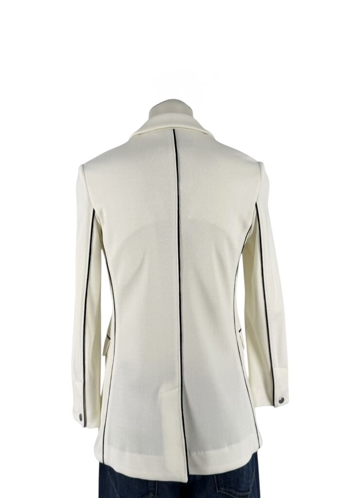 Sandrine Contrast Piping Blazer