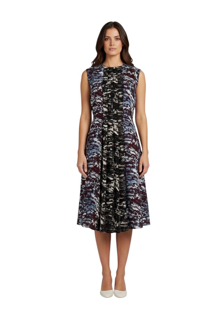Wool Pleated Abstract\EE6