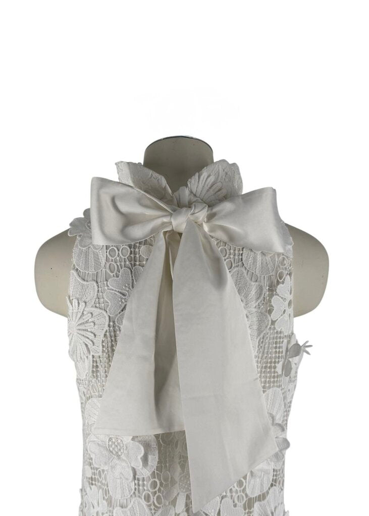 Blanc Guipure Lace Blythe Dress