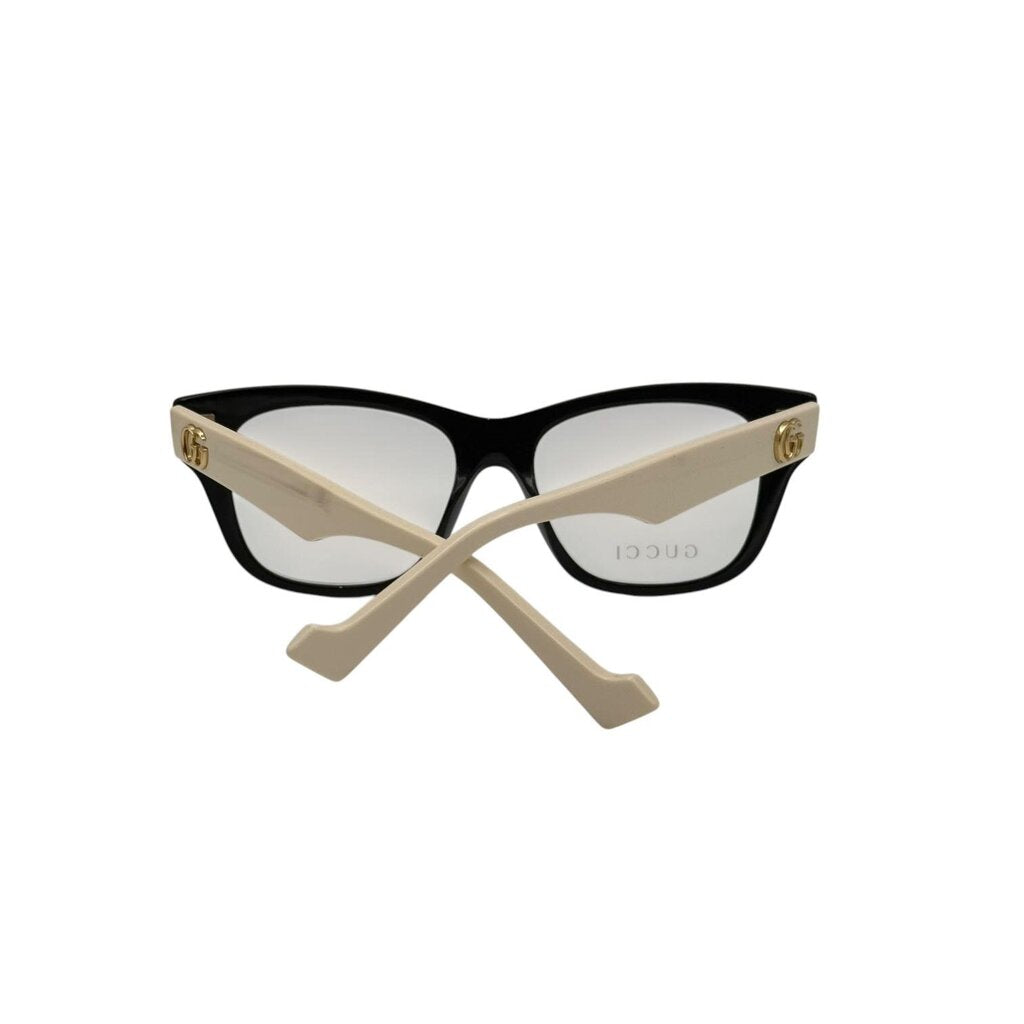 Gucci Two-Tone Semi Cat Eye Sunglasses