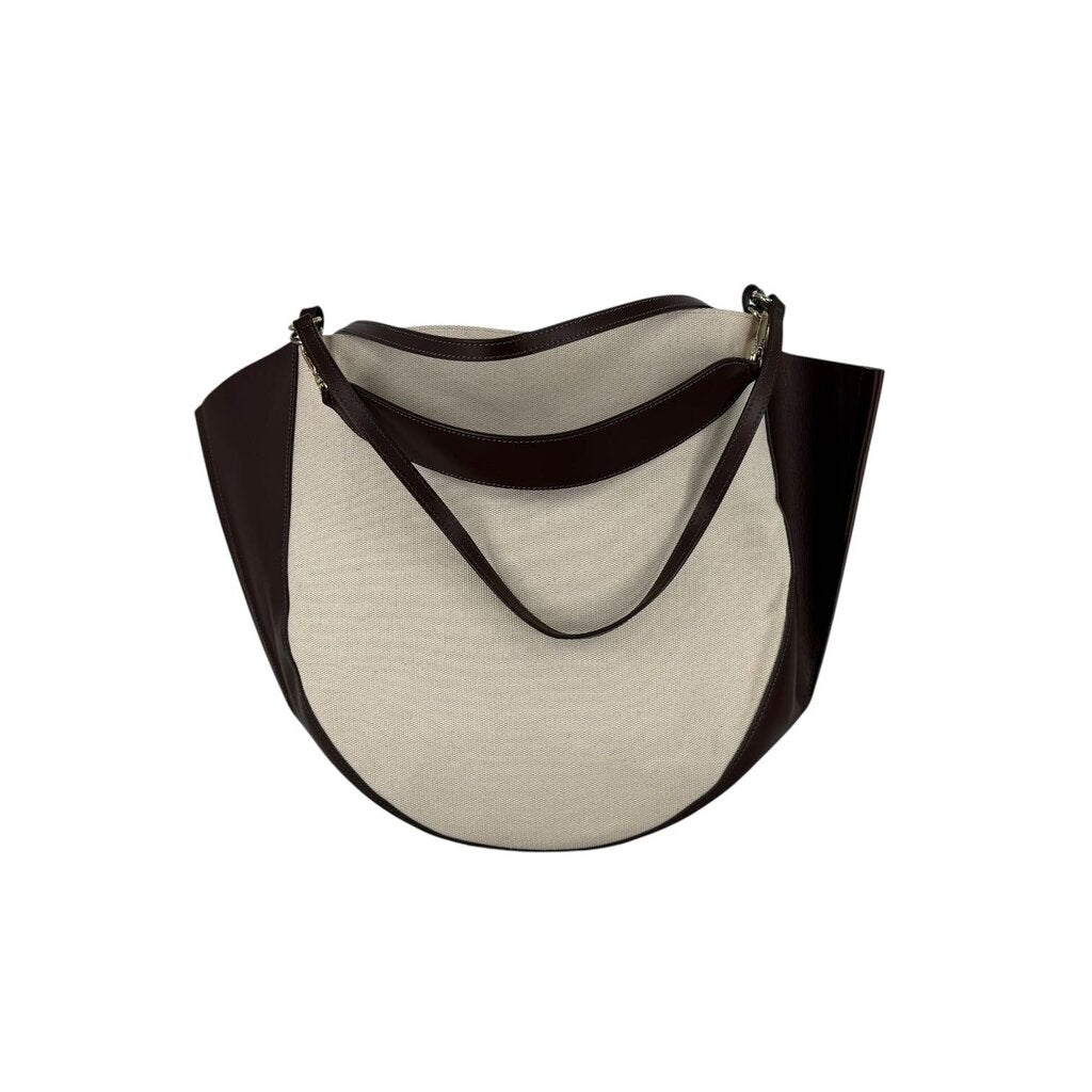 Hortensia Rounded Leather Handbag