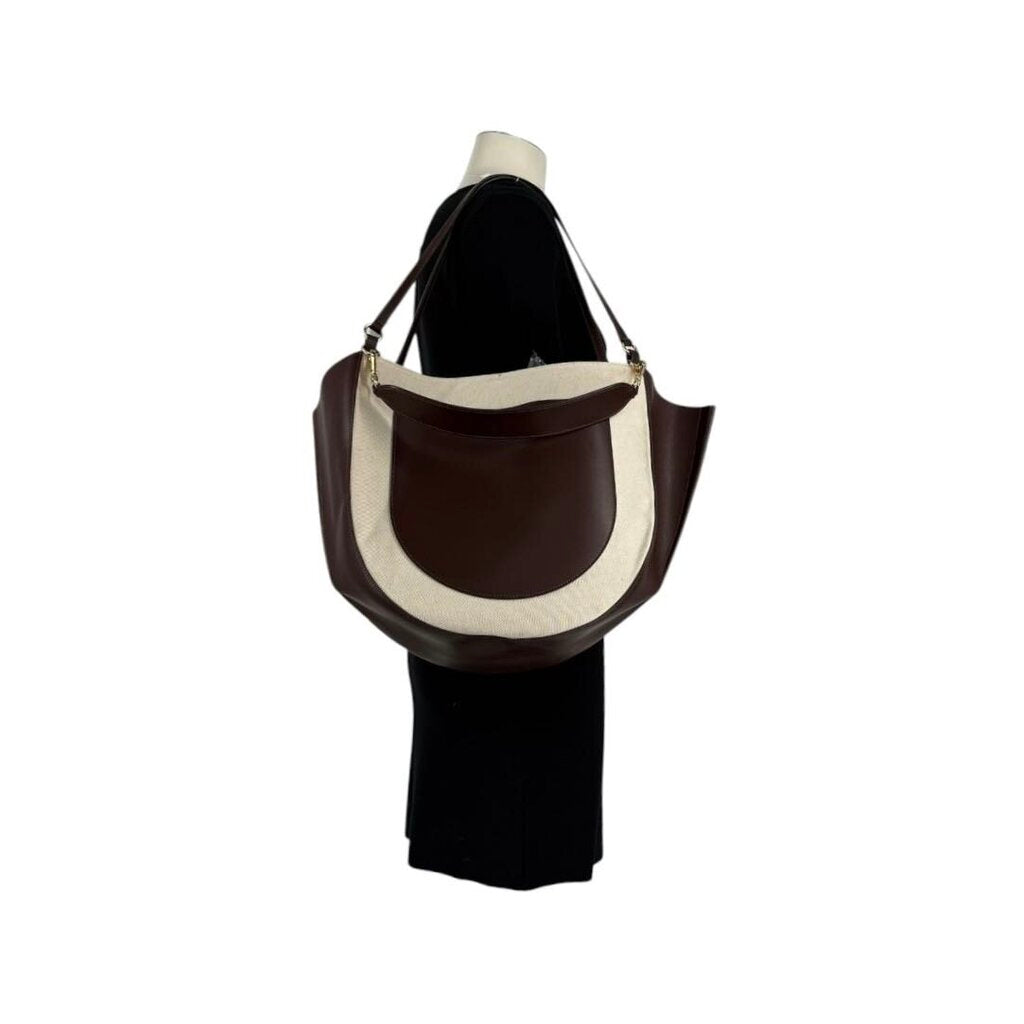 Hortensia Rounded Leather Handbag