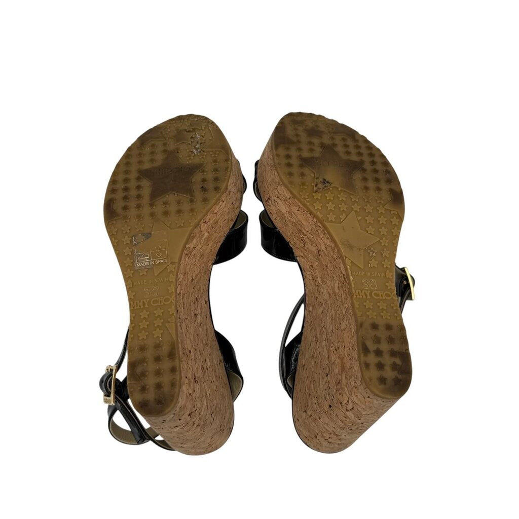 Papyrus Cork/Patent Wedge