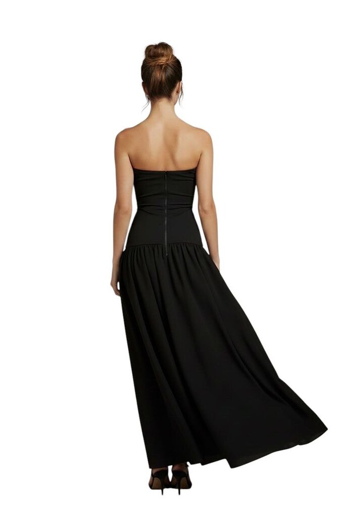 ALC Charlotte Gathered Halter Strap Midi Dress