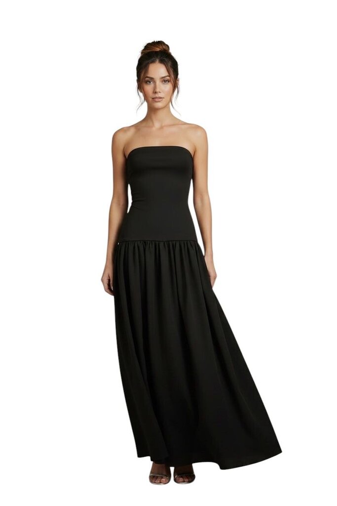 ALC Charlotte Gathered Halter Strap Midi Dress