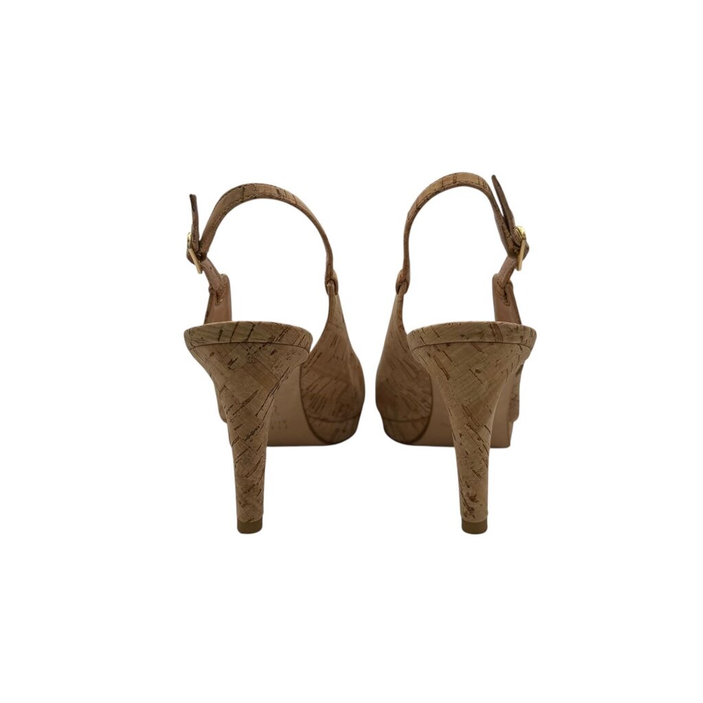 Cork Slingback Pumps