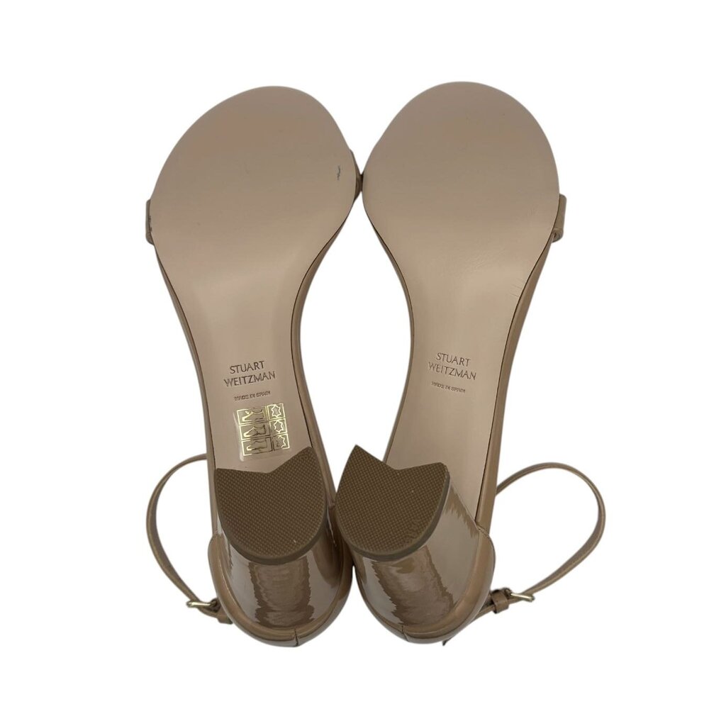 Nearly Nude Patent Sandals