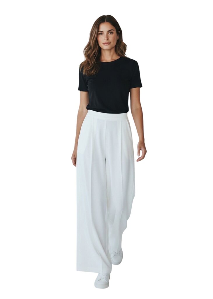 Back Zip Pleated Palazzo