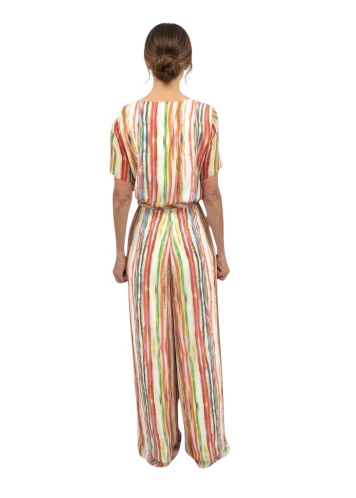 Draped Asym Stripe Flare 895 / GC6