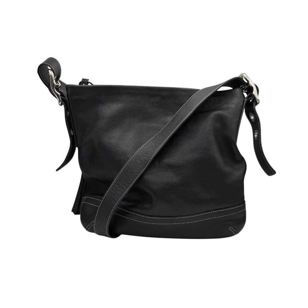 Soho Slim Leather Buckle Crossbody / GC6