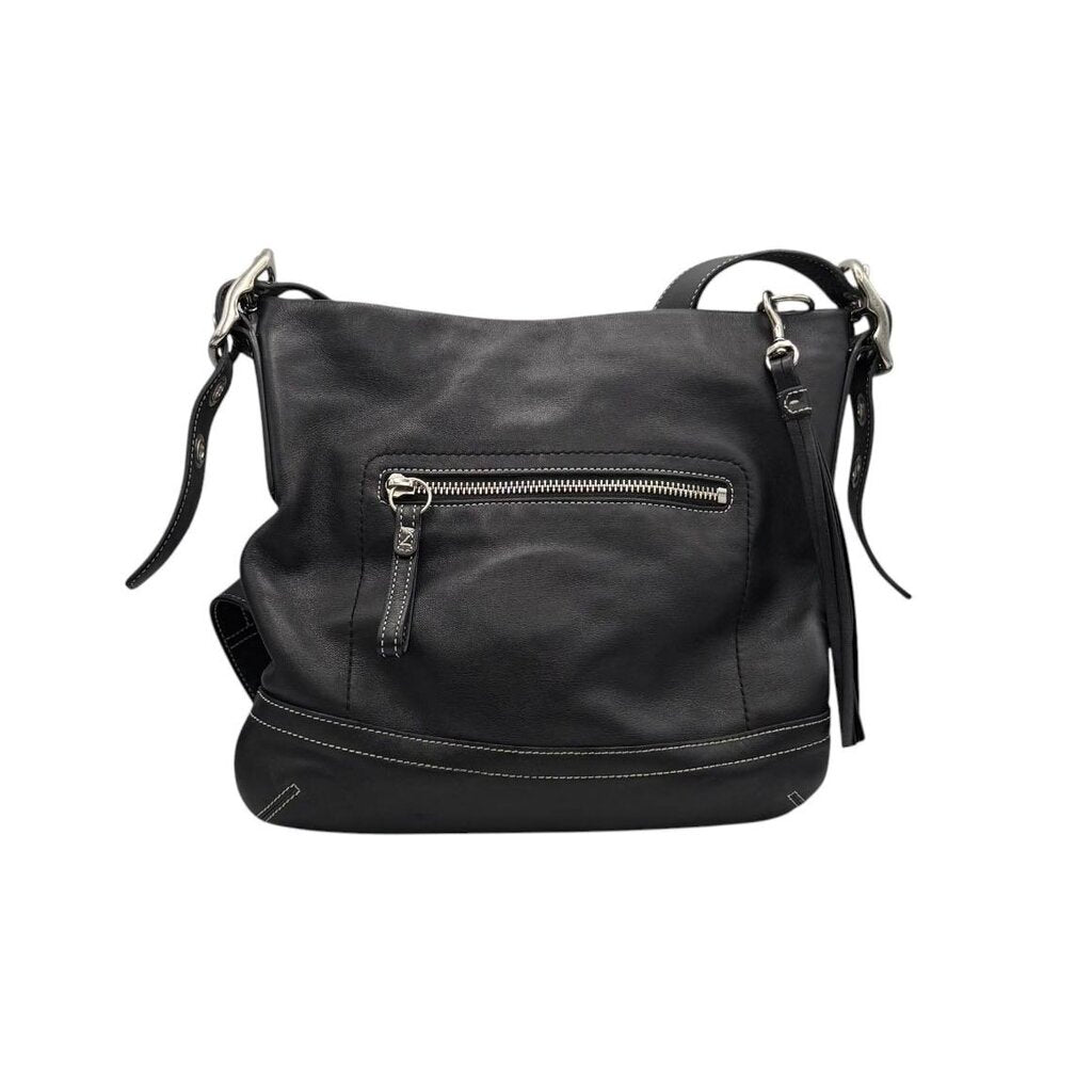 Soho Slim Leather Buckle Crossbody / GC6